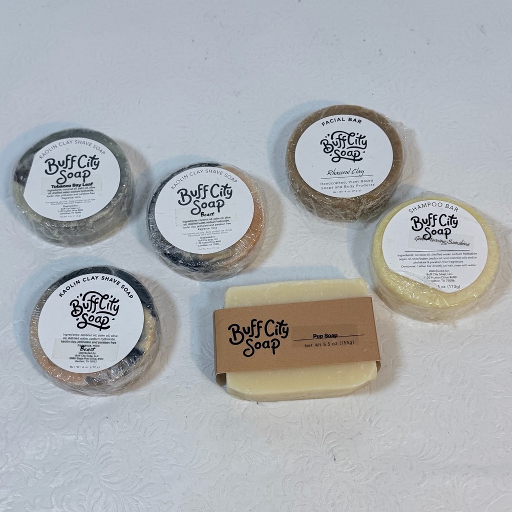Buff City Soap lot of 6